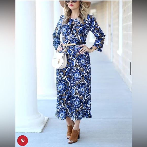 Express Floral New Cropped Wide Leg Jumpsuit. Size 8 - Picture 1 of 7